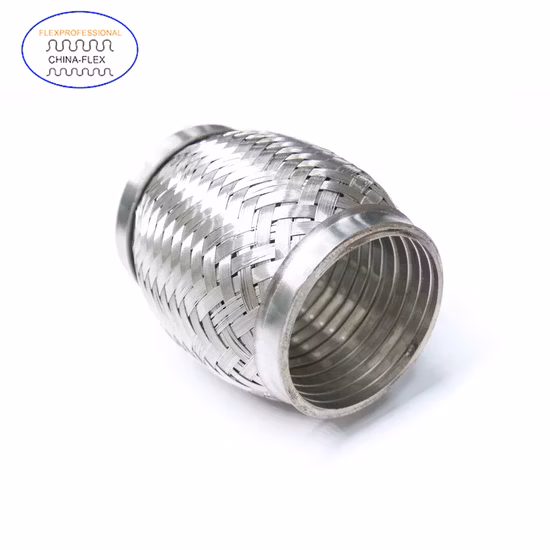 Tubo flessibile di scarico universale in acciaio inossidabile SUS304/201 con capezzoli per auto